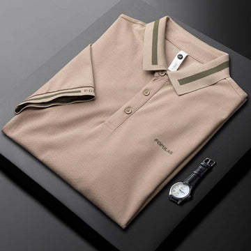 Elite Prestige Dual-Stripe Polo T-Shirt